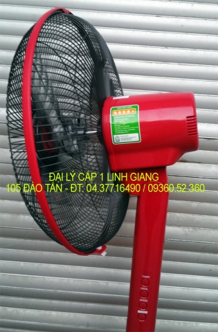 Quạt cây Panasonic F409K có thêm mầu đỏ